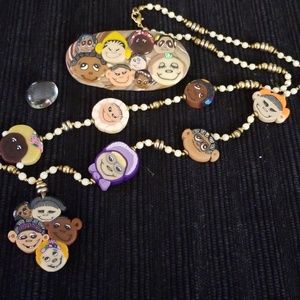 Teachers Necklace and Brooch Set